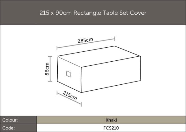 bramblecrest garden furniture covers FCS210