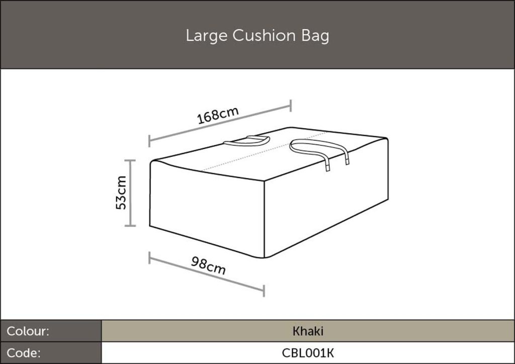 bramblecrest garden furniture cushion bag CBL001K