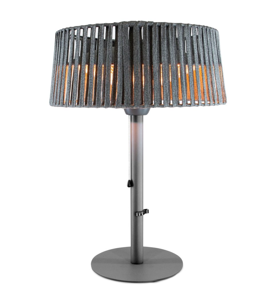 KLEH102 0100 Kalos plush table heater on studio