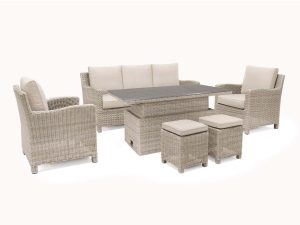 kettler palma sofa set with sq adjustable table in oyster 0193345 3310C 0193322 3310 studio