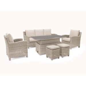 kettler palma sofa set with sq adjustable table in oyster 0193345 3310C 0193322 3310 studio