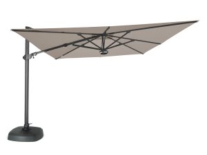 kettler parasol 3m grey frame with stone canopy PLS30 927C BT2 studio 1