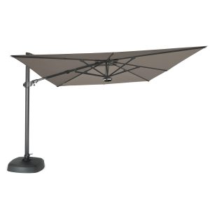 kettler parasol 3m grey frame with taupe canopy PLS30 183C BT2 studio