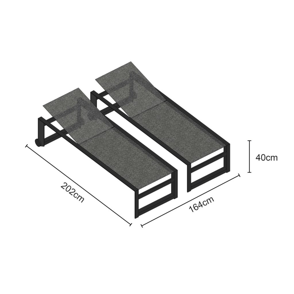 life outdoor living delta sun lounger high
