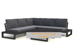 life outdoor living mallorca lounge corner sofa lava carbon studio