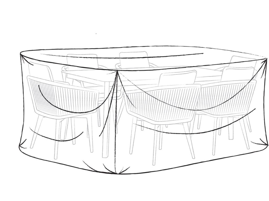 bramblecrest 183 x 96cm rectangle table set cover khaki FC0183RTG studio 2