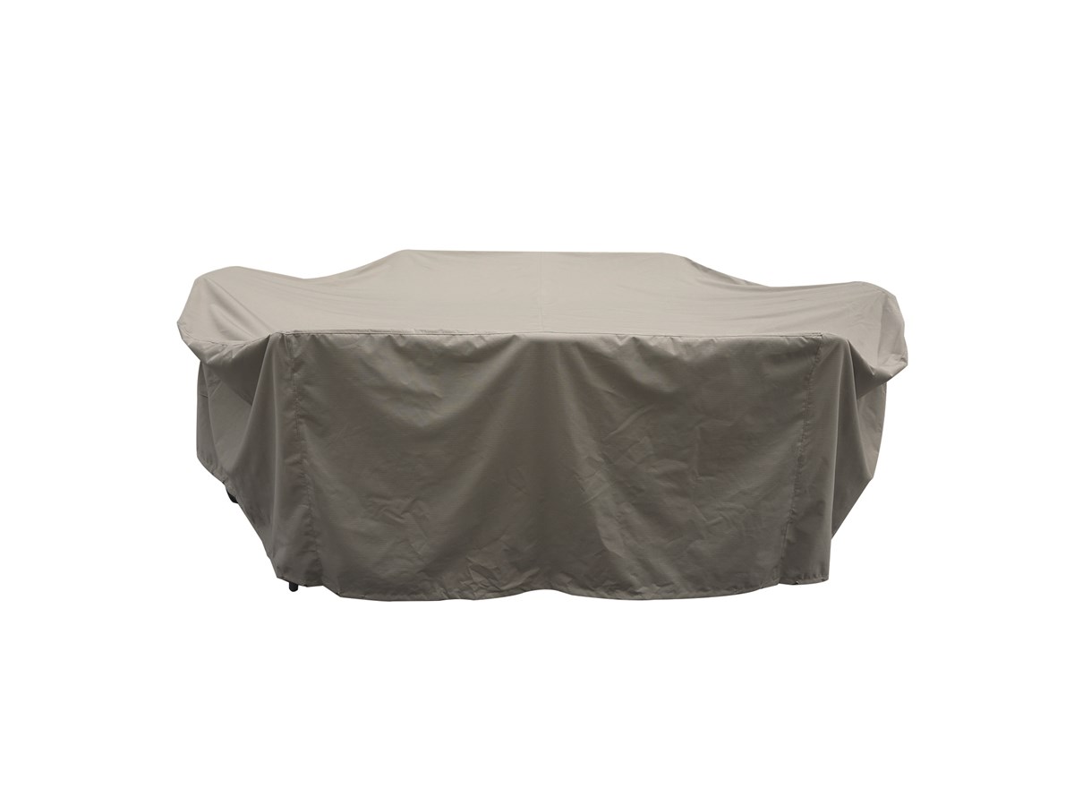 bramblecrest 240 x 100cm rectangle dining set cover khaki FC0240RTX studio 1