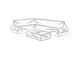 bramblecrest vilamoura rectangle modular sofa with rectangle coffee table set covers khaki CV2VASS2X studio 2