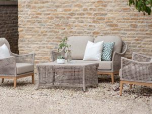 bramblecrest oslo 2 seat sofa with 2 sofa armchairs & coffee table X24SL07 lifestyle 1