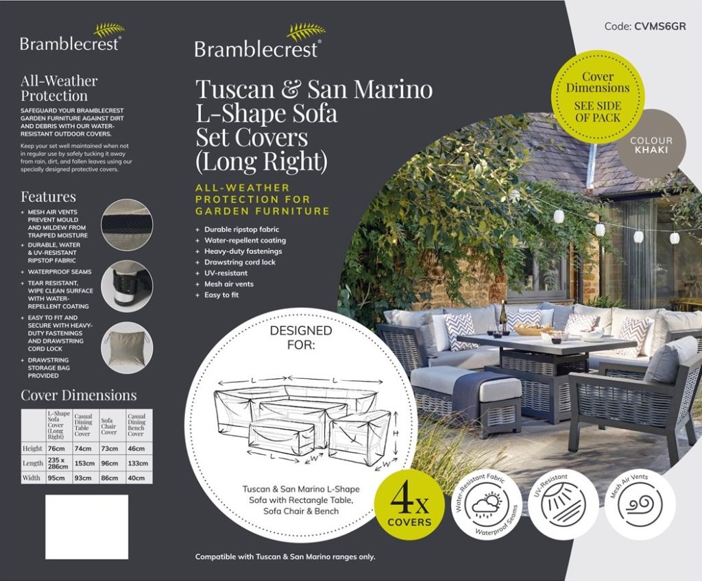 bramblecrest protective cover CVMS6GR Label