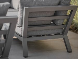 bramblecrest san marino modular l Shape sofa with rectangle piston ceramic table bench & chair X24ASMRTCDTJ lifestyle 4