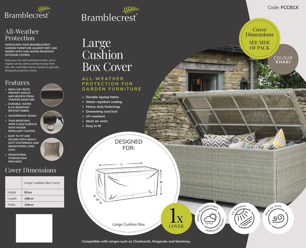 Bramblecrest Large Cushion Box Cover