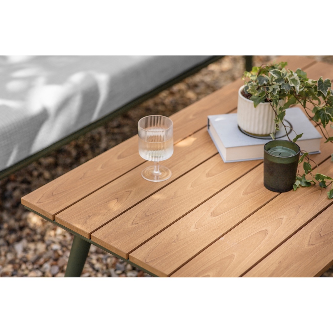 Bramblecrest Wisley 2 Seat Sofa with 2 Sofa Chairs & Rectangle Coffee Table - Sage - Image 5